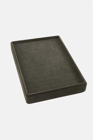 Dikey Anfora Kumaş Batırmalı Yüzük Tablası 17*23 - Füme
