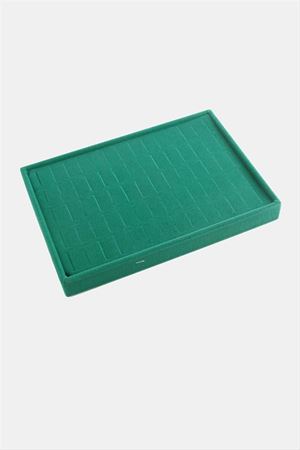Dikey Anfora Kumaş Batırmalı Yüzük Tablası 17*23 - Yeşil