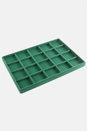 20 Bölmeli Anfora Tabla 24*34 cm - Yeşil
