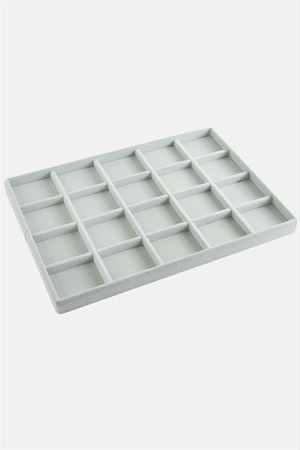 20 Bölmeli Anfora Tabla 24*34 cm - Gri