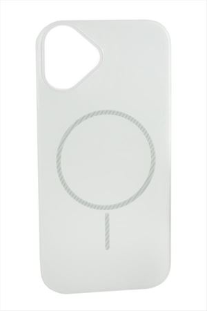 iPhone 16 Buzlu Magsaff Kapak Kılıf - Beyaz