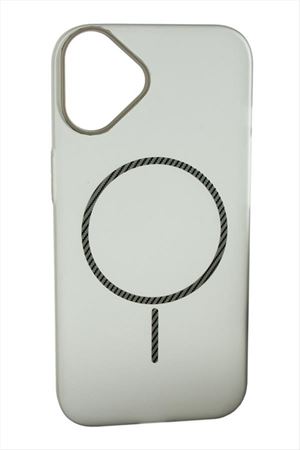 iPhone 16 Buzlu Magsaff Kapak Kılıf - Gri