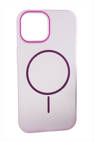 iPhone 16 Pro Max Buzlu Magsaff Kapak Kılıf - Pembe