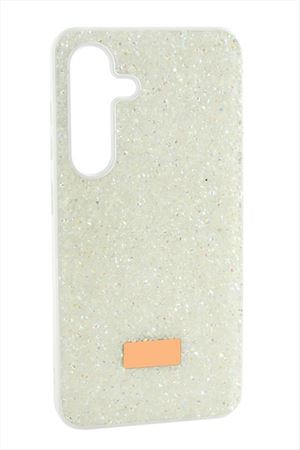 Samsung Galaxy A35 Taşlı Kapak Kılıf - Beyaz