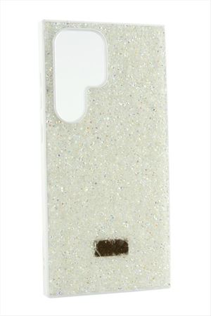 Samsung Galaxy S24 Ultra Taşlı Kapak Kılıf - Krem