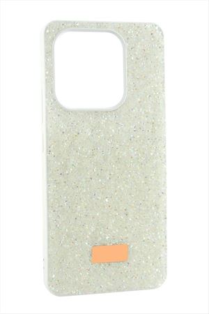 Xiaomi Redmi 12 Taşlı Kapak Kılıf - Gümüş Rengi
