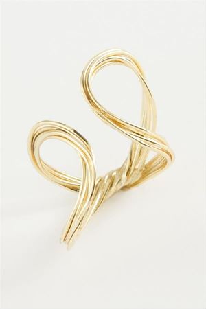 Oval Metal Yüzük - Gümüş Rengi