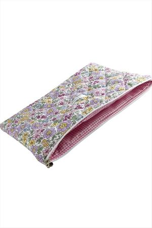 Çiçek Desenli Labtop Bilgisayar Çantası 15*16 inç - Ebruli