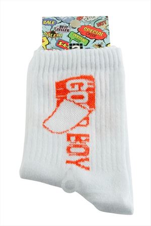 Godboy Kolej Çorap 8*28 - Beyaz