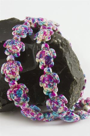 1,8 mm Kaplumbağa Turkuaz Taşı - Mor
