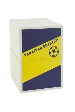 Taraftar Bileklik Kartı 200 Adet - Lacivert