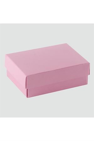 Renkli Ucuz Set Kolye Kutusu - Açık Pembe
