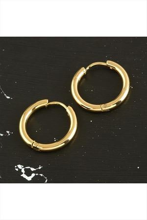 Çelik Halka Küpe 1,5 cm - Sarı