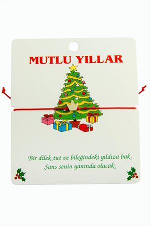 Taç Yılbaşı Bilekliği - Kırmızı