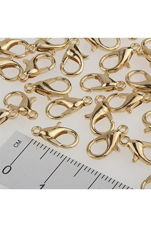 302 Metal Papağan 20 Adet - Gümüş Rengi