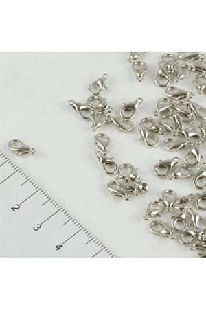 302 Metal Papağan 20 Adet - Gümüş Rengi