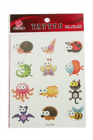 Hayvancık Tattoo Dövme Sticker - Beyaz