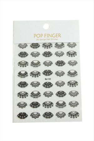 Desenli Tattoo Dövme Sticker - Beyaz