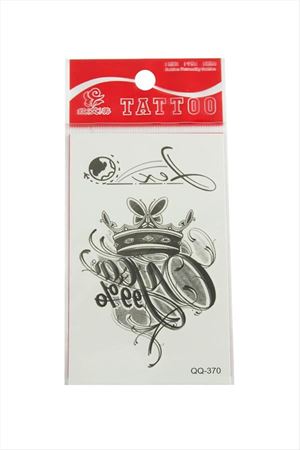 Çiçek Tattoo Dövme Sticker - Beyaz