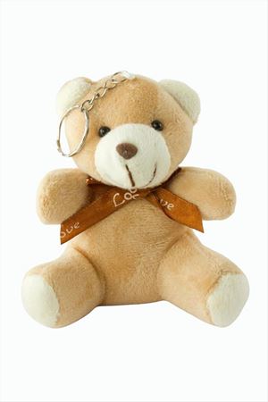 Ayıcık Peluş Çanta Anahtarlık 12 cm - Kahverengi