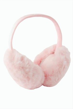 Yünlü Kışlık Kulaklık - Açık Pembe