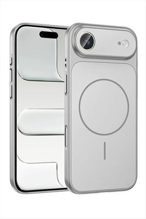 İphone 17 Air Uyumlu Magsaff Kapak Kılıf - Gri