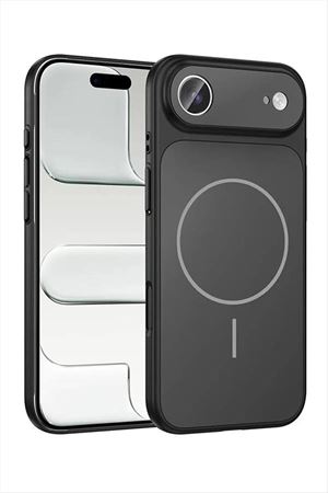 İphone 17 Air Uyumlu Magsaff Kapak Kılıf - Siyah