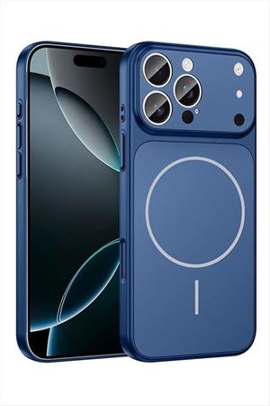 İphone 13 Uyumlu 17 Pro Max Görünümlü Magsaff Kapak Kılıf - Turuncu