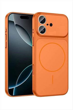 İphone 17 Uyumlu Magsaff Kapak Kılıf - Bej