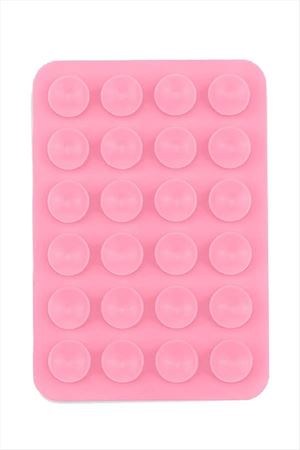 Vantuzlu Silikon Telefon Tutucu - Pembe