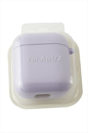 Airpods 1-2 Nesil Uyumlu Kablosuz Silikonlu Kulaklık Kılıfı  - Lila