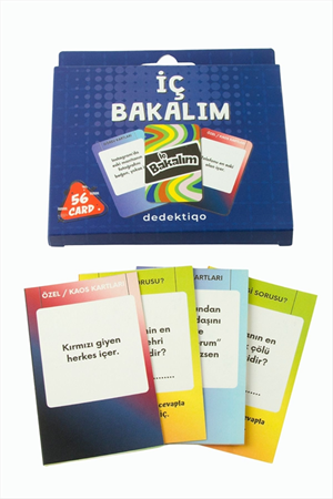 Bul İç Bakalım 56 Kart - Mavi