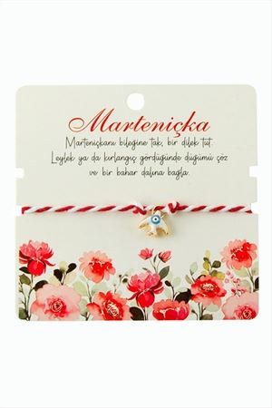 Kırlangıç Marteniçka İp Bileklik - Kırmızı