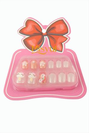Fiyong Çocuk Takma Tırnak - Pembe