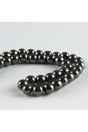 Hematit Taşı 8 mm - Antrasit