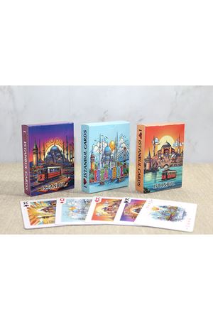 İstanbul Temalı İskambil Oyun Kartı