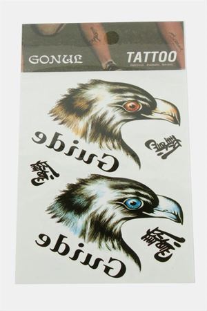 Kartal Tattoo Dövme Sticker - Beyaz