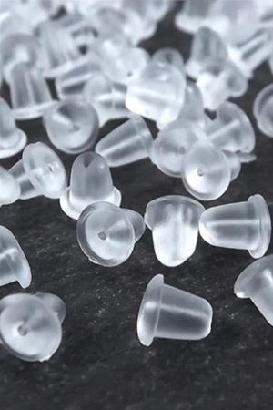 Plastik Küpe Arkalığı 5000 Küçük Boy - Beyaz