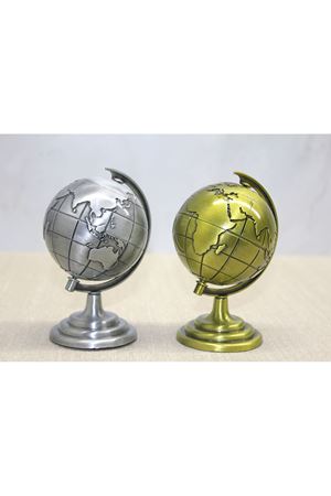 Metal Dünya Küre - Model 2