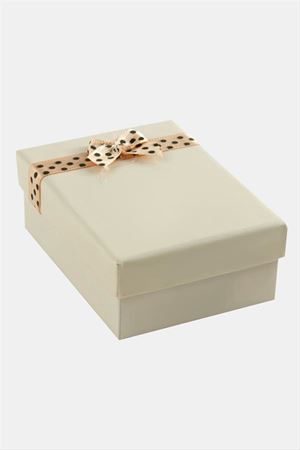 Fiyong Set Kolye Kutusu - Krem