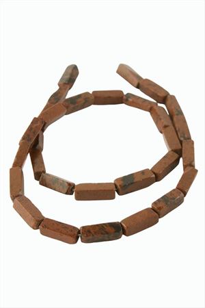 1,3 cm Dikdörtgen Boru Ceyt Taşı - Kahverengi