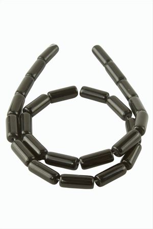 1,4 mm Boru Onix Taşı - Siyah