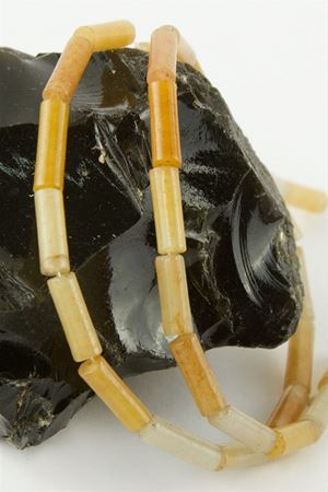 1,4 cm Boru Ceyt Taşı - Sarı