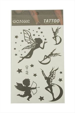 Peri Tattoo Dövme Sticker - Siyah