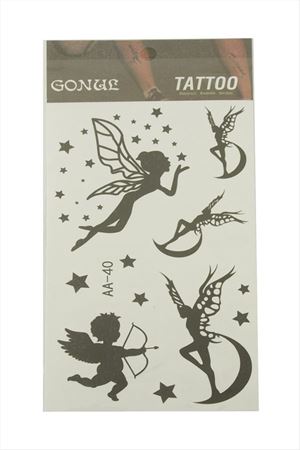 Peri Tattoo Dövme Sticker - Siyah