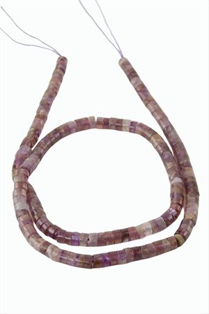 4 mm Disk Ametist Taşı - Mor