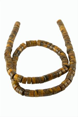 6 mm Disk Kaplangözü Taşı - Kahverengi
