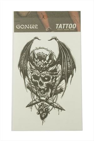 Yarasa Tattoo Dövme Sticker - Siyah