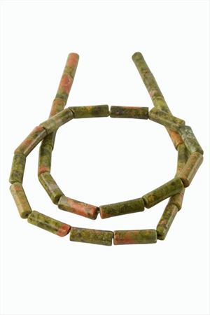 1,4 cm Boru Unakit Taşı - Yeşil