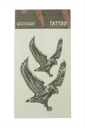 Kartal Tattoo Dövme Sticker - Beyaz
